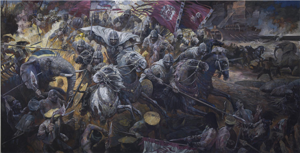 卢恺教授大型油画作品《马援平南》(尺寸:400cm200cm).jpg